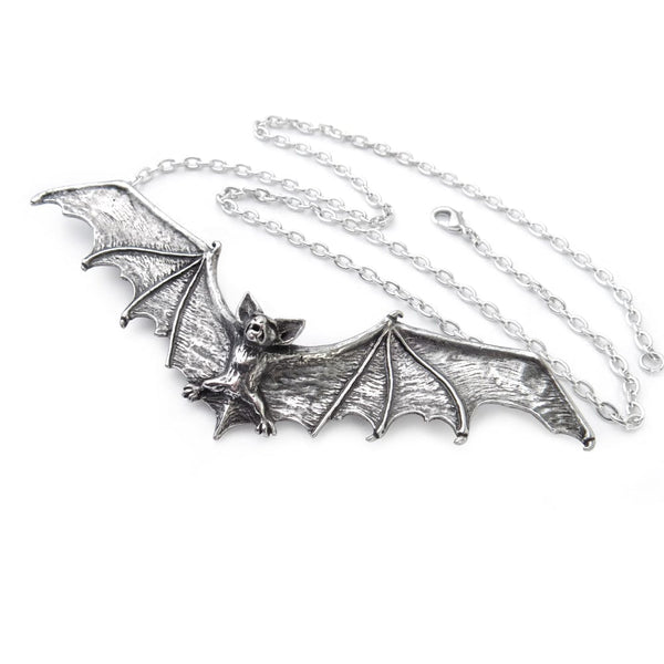 Gothic Bat Creature of The Night Necklace