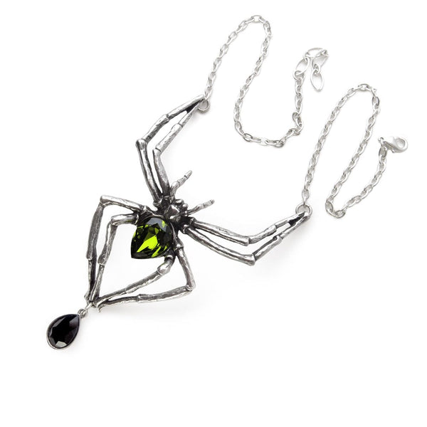 Green Emerald Crystal Venom Necklace