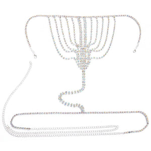 Chain Body Jewellery Rhinestone Underwear For Women – Everything