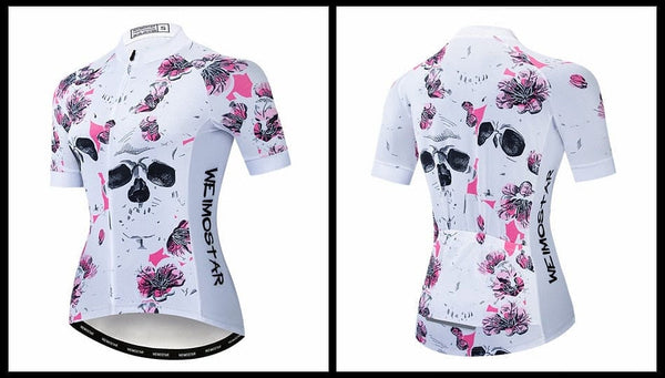 Women's Skull Cycling Jersey
