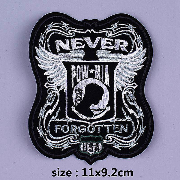 Punk Skull Patches For Clothing Embroidery