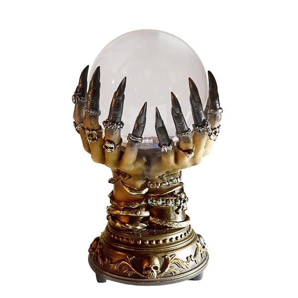 Skull Magic Claw Electrostatic Ball Night Light Lamp