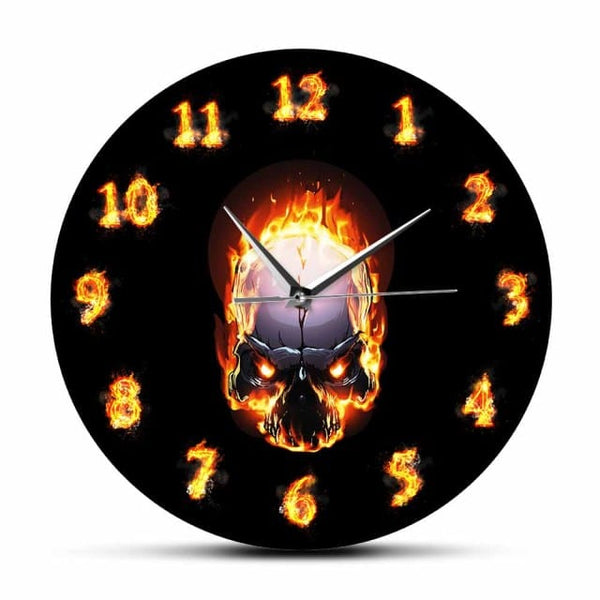 Skull Modern Design Wall Clocks 4 Patterns