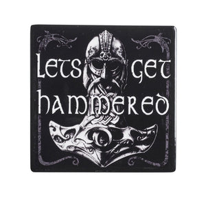 Let's Get Hammered Ceramic Coaster