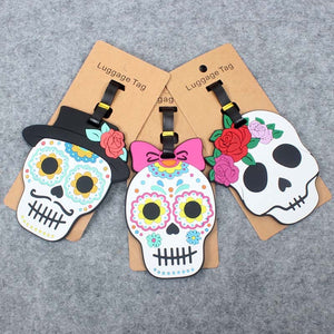 Skull Travel Accessories Luggage Tag