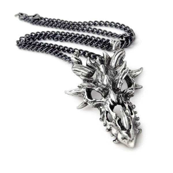 Dragon Unleashed Skull Necklace