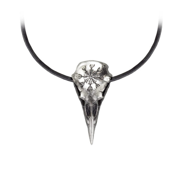 Helm of Awe Ravens Skull Necklace