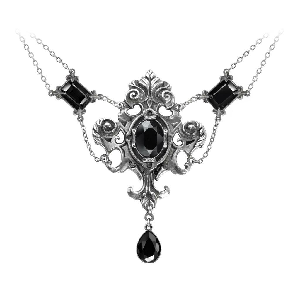 Queen of the Dark Night Crystal Necklace