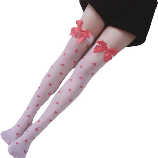 Women's Breathable Bone Over Knee Socks