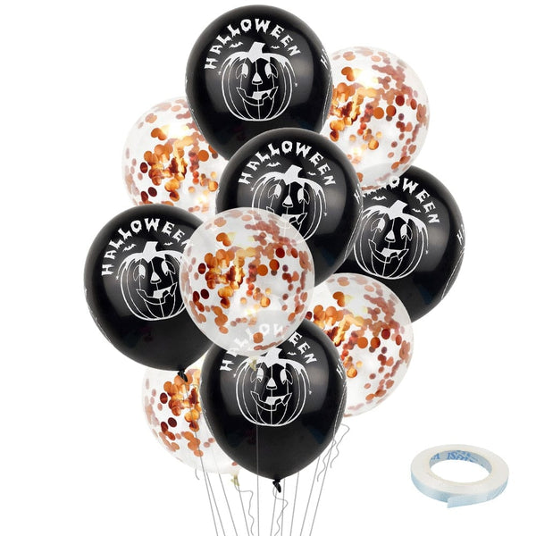 10pcs Skull Latex Balloons Party Decoration