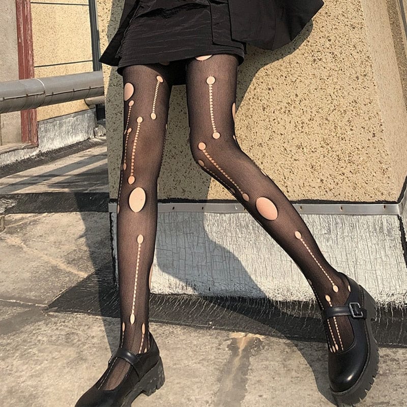 Hollow Out Tights Fishnet Stockings