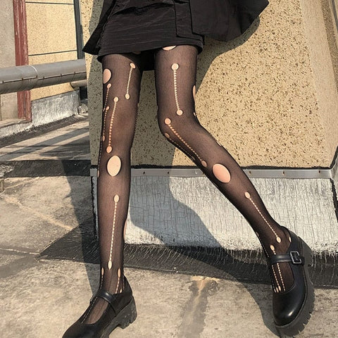 Skull & Goth Stockings – Everything Skull Clothing Merchandise and  Accessories