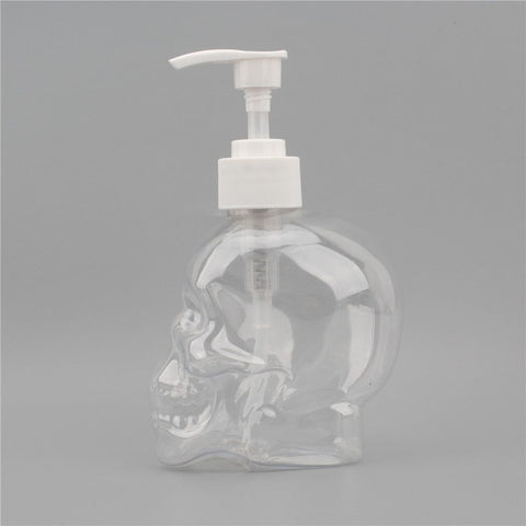 This refillable Skull Shape Soap Dispenser Is Perfect For Adding An Interesting Touch To Your Bathroom