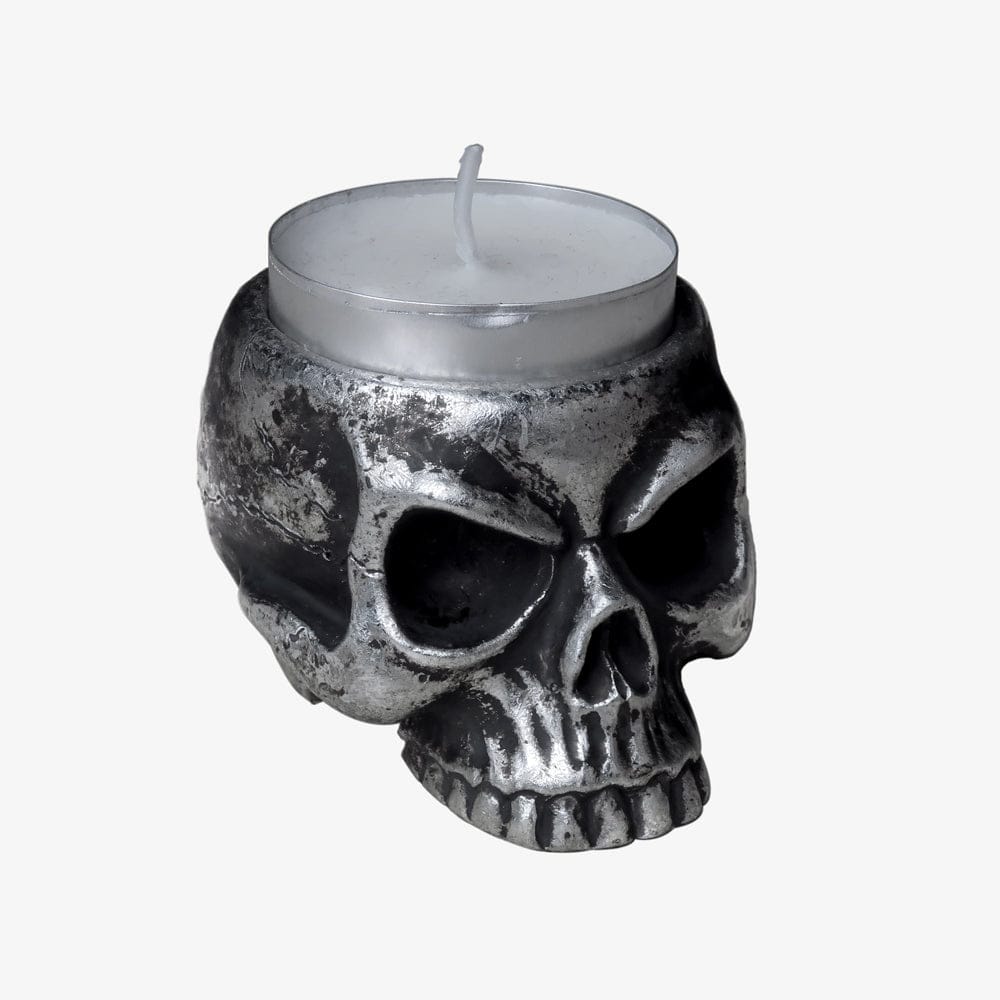 Skull Head Tea Light Holder