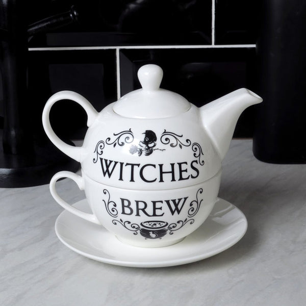 Skull Witches Brew - Tea For One Set