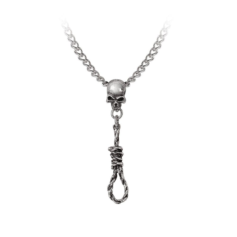 Skull With Noose Around Your Neck Pendant