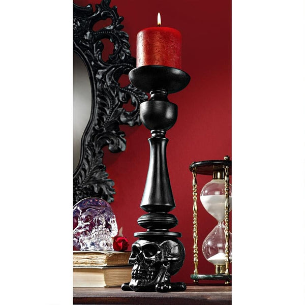 Skull and Bones Shadow of Darkness Candlestick