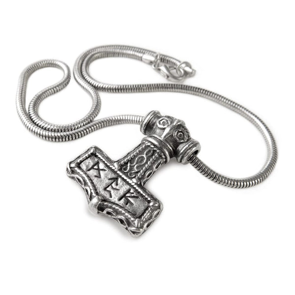 Thor's Hammer Pendant With Barrel Mount Top