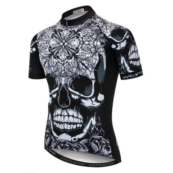 Skull Cycling Quick Dry Jersey Sport Wear 10 Patterns