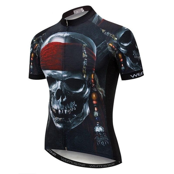 Skull Cycling Quick Dry Jersey Sport Wear