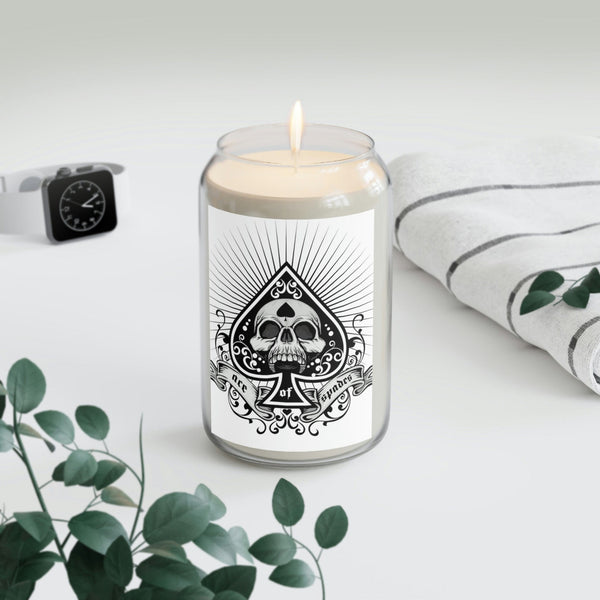Skull Spade Scented Candle 3 Scents