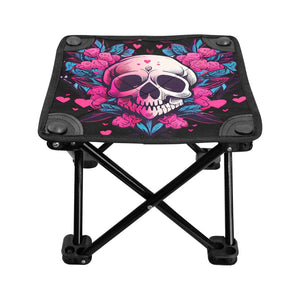 Skull Heart Folding Fishing Camping Stool – Everything Skull Clothing  Merchandise and Accessories