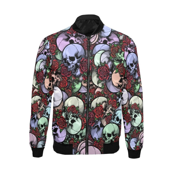 Men's Skulls & Roses Casual Jacket