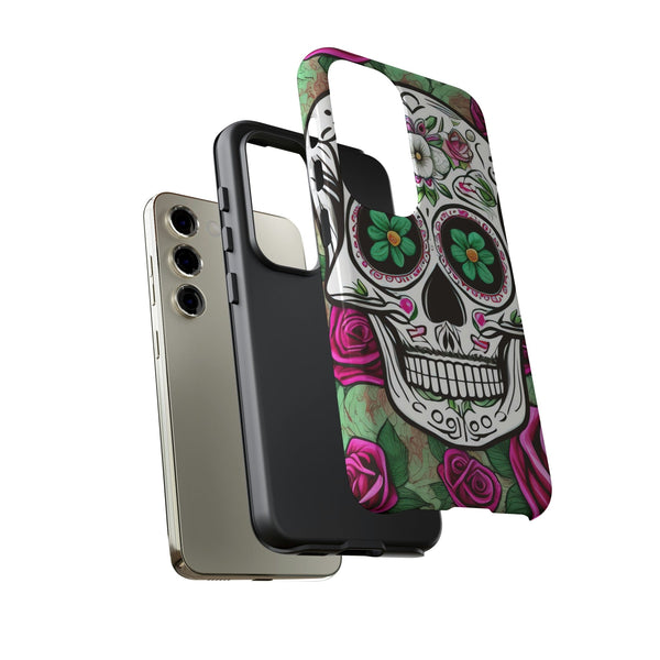 Mexican Skull Floral Cell Phone Tough Cases