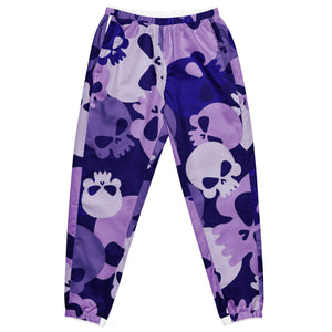 Women's Skull Purple Camo Track Pants
