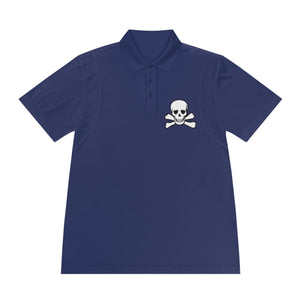 Men's Skull Crossbones Sport Polo Shirt