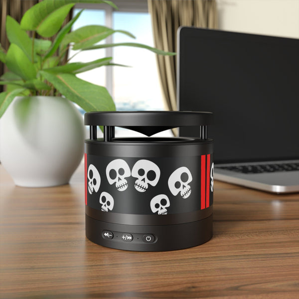 Skulls Heads Metal Bluetooth Speaker and Wireless Charging Pad