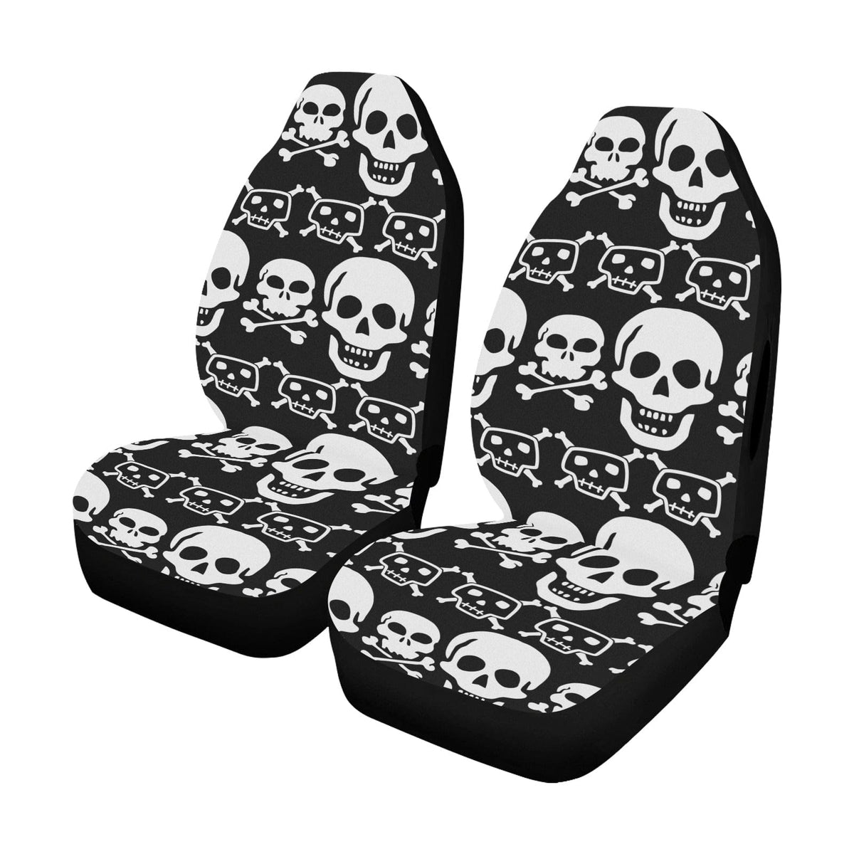 Skulls Car Seat Cover Airbag Compatible Set of 2 – Everything Skull ...