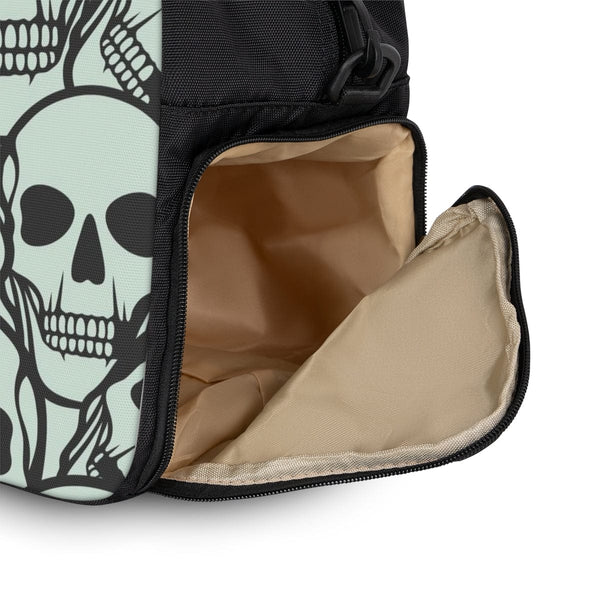 Skulls With Shoes Compartment Fitness Bag