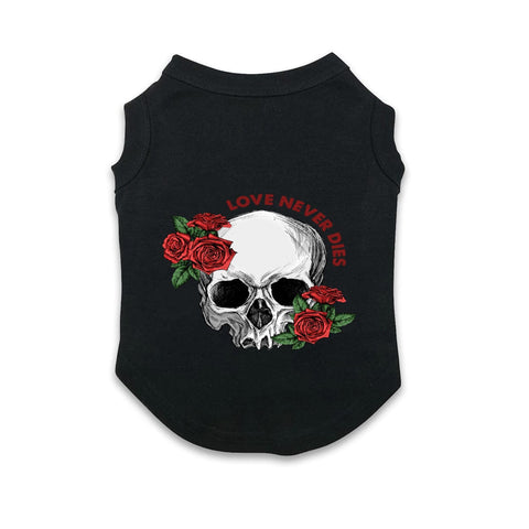 Skull Floral Love Never Dies Pet Sweatshirt