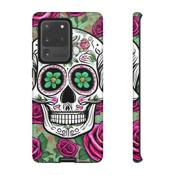 Mexican Skull Floral Cell Phone Tough Cases