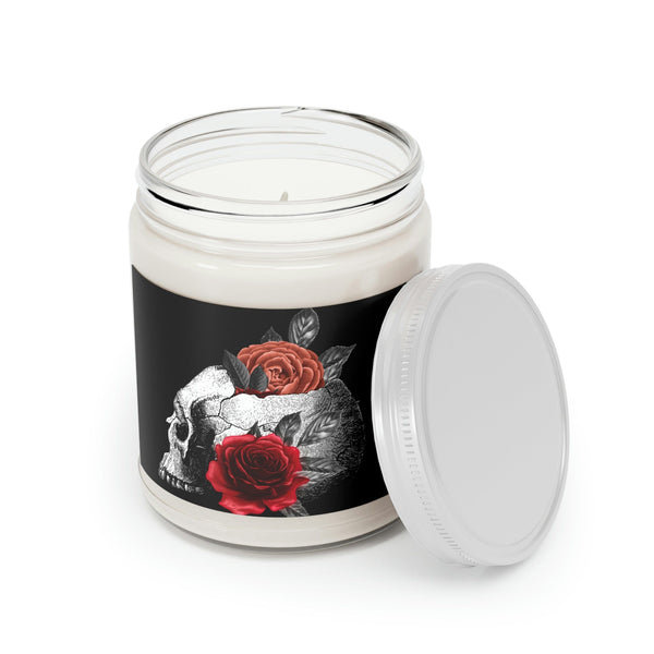Skull Roses Scented Candles 3 Scents