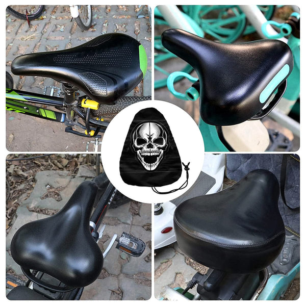 Skull Insulated Rain Cover Bike Seat Cover