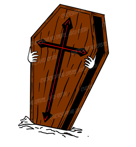 Coffin Let Me Out Image | Instant Download | Digital File | SVG | JPG | PNG | EPS