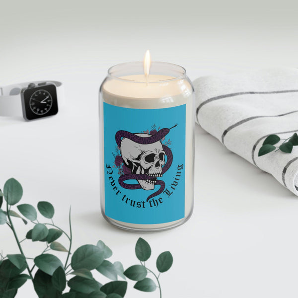 Skull Snake Never Trust The Living Scented Candle 3 Scents