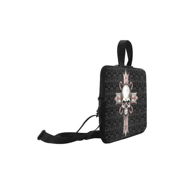 Gothic Skull Cross Laptop Bag Laptop Handbags 13"