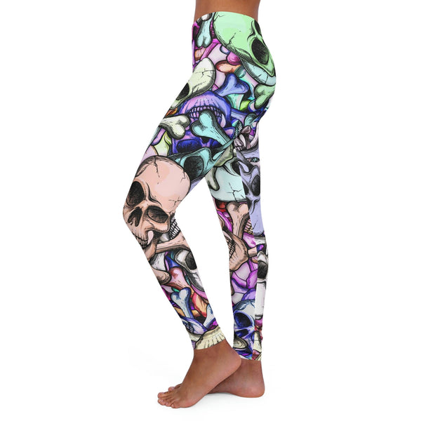 Women's Skulls Pastel Colors Spandex Leggings