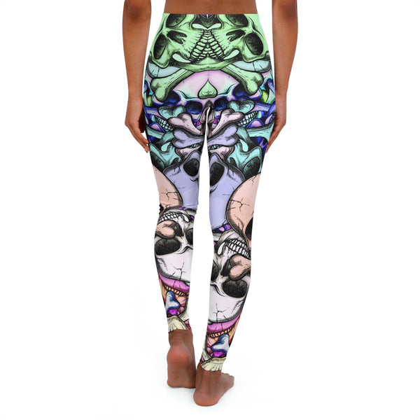 Women's Skulls Pastel Colors Spandex Leggings