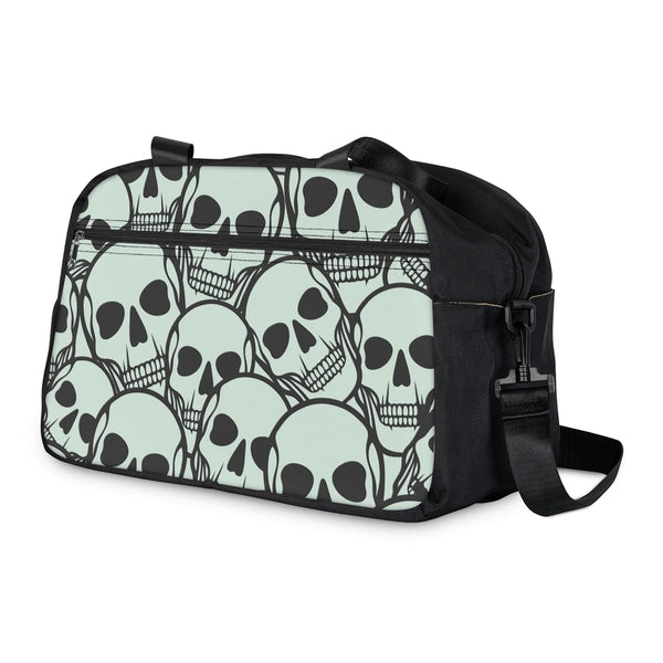 Skulls With Shoes Compartment Fitness Bag