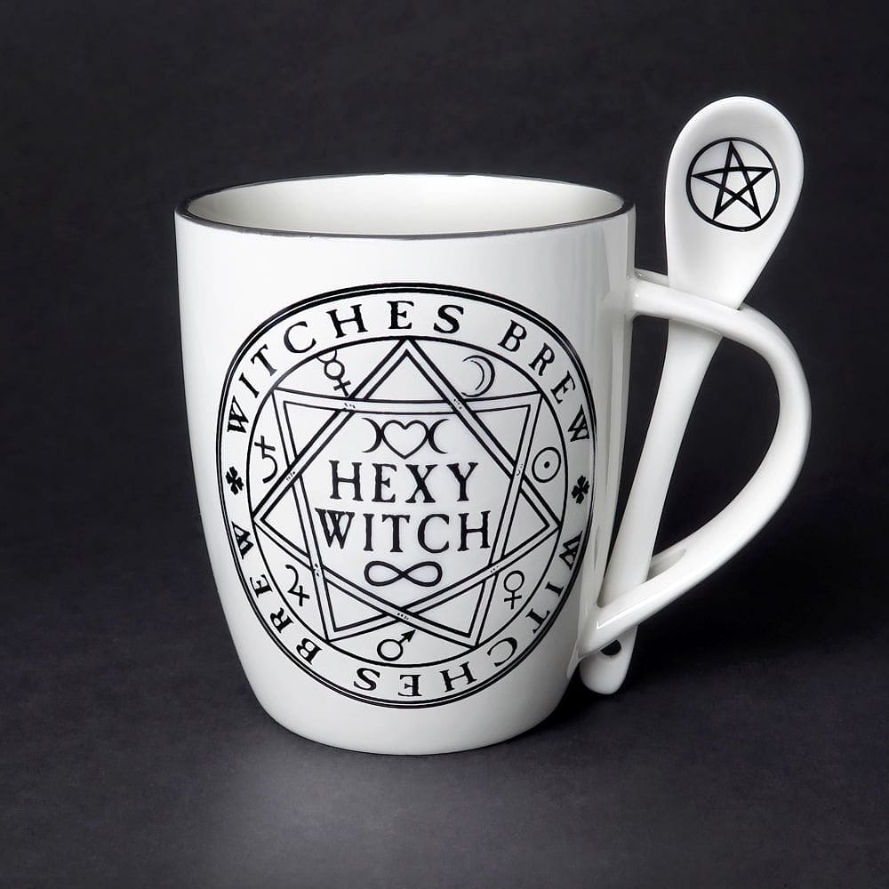 Witches Brew Hexy Witch Cup and Spoon