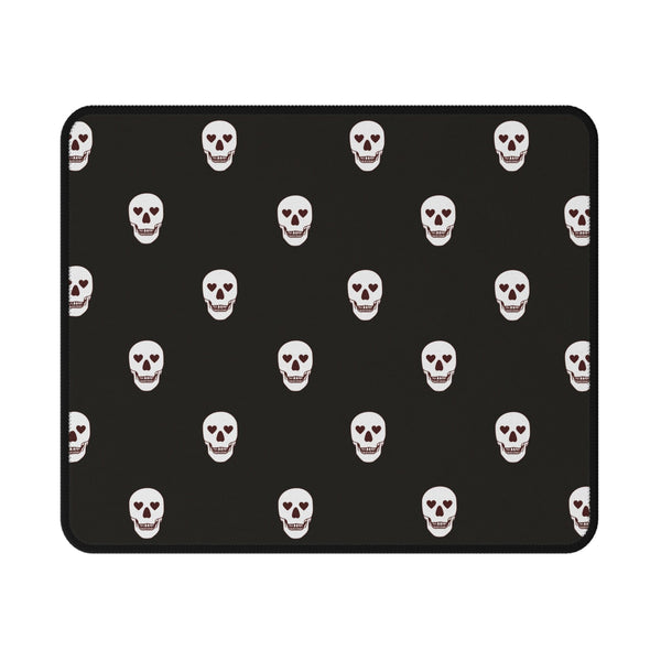 Skulls With Heart Eyes Non-Slip Mouse Pad