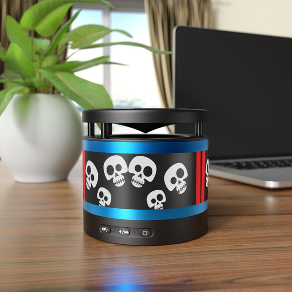 Skulls Heads Metal Bluetooth Speaker and Wireless Charging Pad