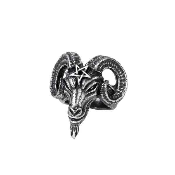 Goat-Headed Deity Symbolizing The Balance In Everything Baphomet Ring