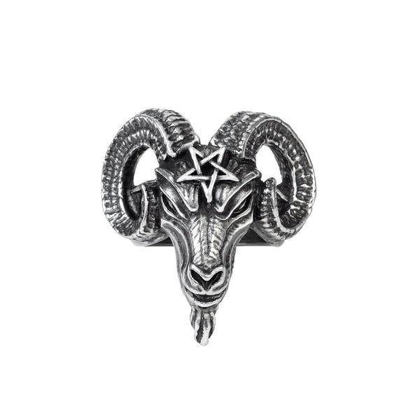Goat-Headed Deity Symbolizing The Balance In Everything Baphomet Ring