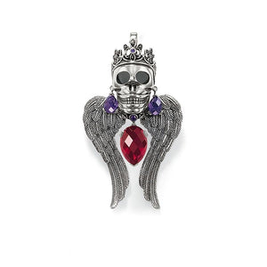Skull King Sterling Silver Fashion Jewelry Necklace Pendents - Skull Clothing and Accessories Skull only Merchandise