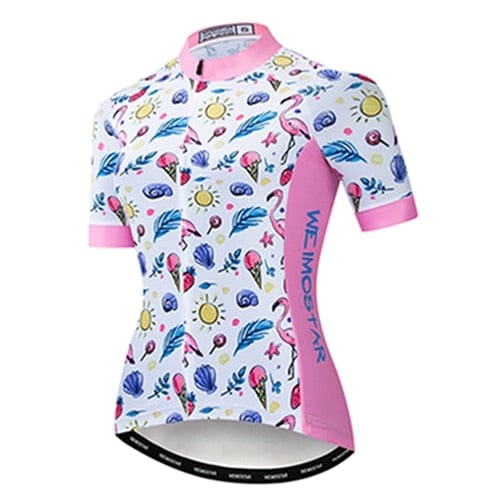 Quick Dry Skull Cycling Jersey For Women - Skull Clothing and Accessories Skull only Merchandise